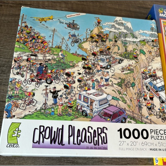BUNDLE OF 1000PC PUZZLES- one unopened - Picture 4 of 6